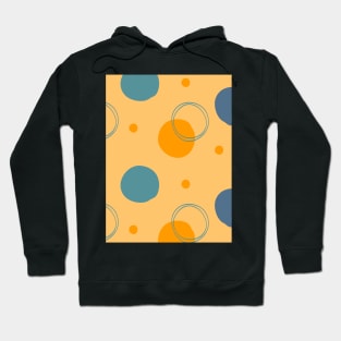 Abstract circle pastel pattern Hoodie